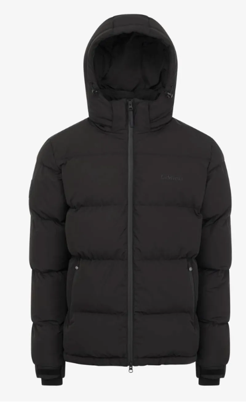 LeMieux Elite Young Mens Puffer Jacket Black